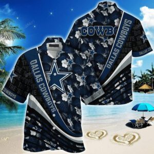Dallas Cowboys Hawaiian Shirt – Premium Cotton, Relaxed Fit, Blue Short Sleeve 49Native