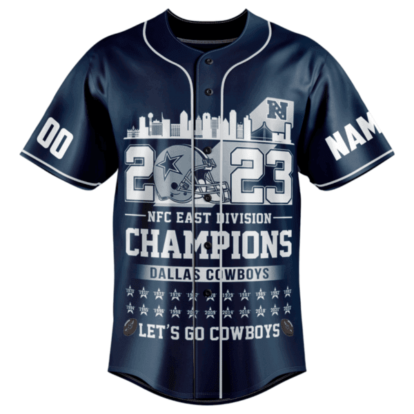 Dallas Cowboys NFC East Champs Roster Jersey 2023