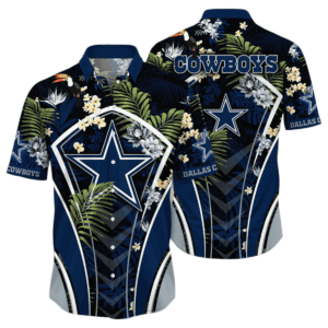 Dallas Cowboys NFL Flower Tropical Hawaiian Shirt Gebone