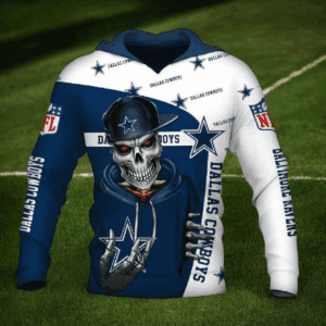 Dallas Cowboys Skull of Death Halloween Hoodie NFL Gifts Gebone