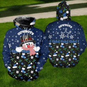 Dallas Cowboys Snowman Christmas NFL Hoodie Perfect Gift for Fans