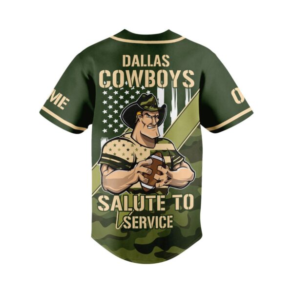 Dallas Cowboys Baseball Jersey For Fans Gebone - Image 2