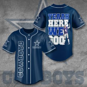YEAAH HER WEE GOO Dallas Cowboys NFL Baseball Jersey For Fan