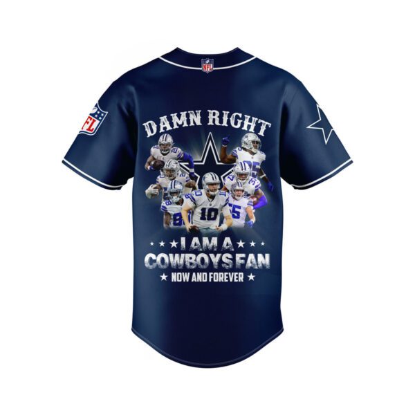 Dallas Cowboys Fan Baseball Jersey – Game Day Essential - Image 3