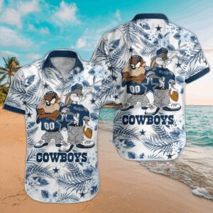 Dallas Cowboys Cartoon AllStars Hawaiian Shirt