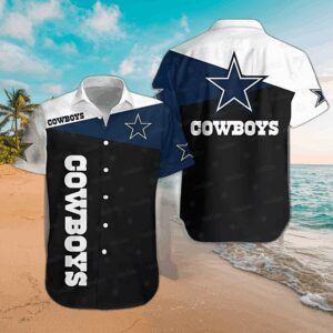 Dallas Cowboys Classic Block Hawaiian Shirt