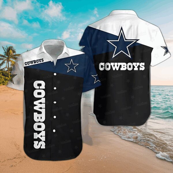 Dallas Cowboys Classic Block Hawaiian Shirt
