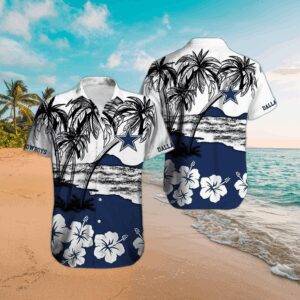 Dallas Cowboys Coastal Escape Hawaiian Shirt
