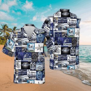 Dallas Cowboys Collage Hawaiian Shirt