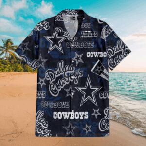 Dallas Cowboys Lone Star Breeze Hawaiian Shirt
