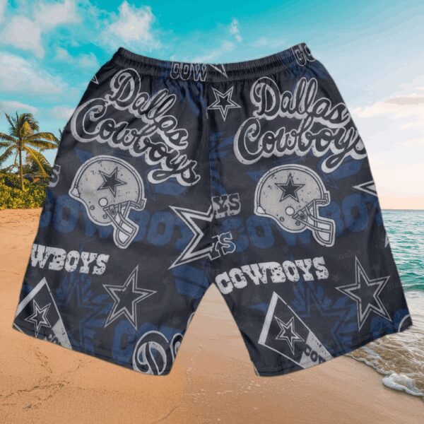 Dallas Cowboys Lone Star Breeze Hawaiian Shirt - Image 5
