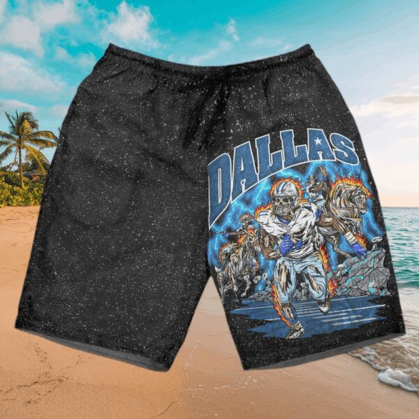Dallas Cowboys Skeleton Hawaiian Shirt - Image 3