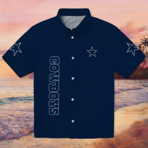 Dallas Cowboys Stuart Minion Blue Hawaiian Shirt