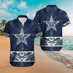 Dallas Cowboys Tribal Star Hawaiian Shirt