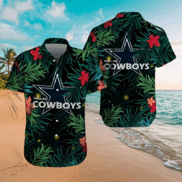Dallas Cowboys Tropical Night Hawaiian Shirt