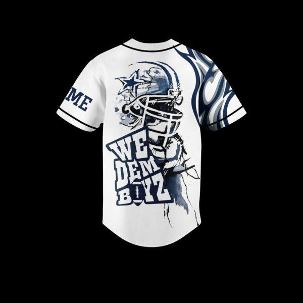 Personalized We Dem Boyz Cowboys Baseball Jersey - Image 2